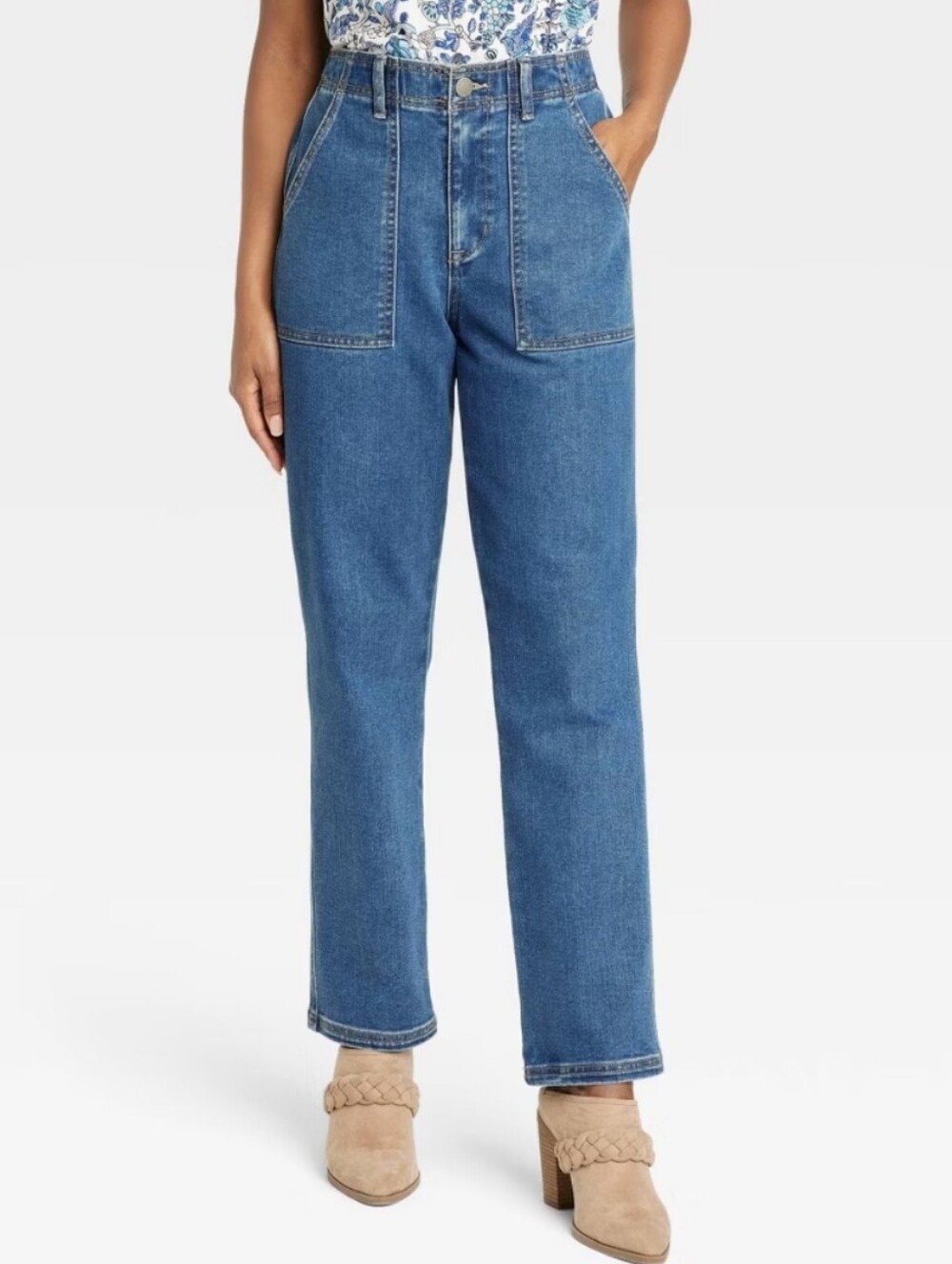 Women's Knox Rose High Rise Straight Leg Jean - Size L